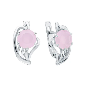 

Silver earrings with cubic zirconia sunlight sample 925