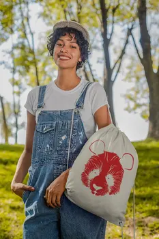 

Angemiel Bag Red Sweet Panda Cloth Backpack