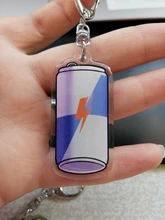 Vograce abalorios holográficos acrílico transparente impreso holograma llavero, haga su propio llavero acrílico con anime