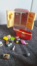 Refrigerador de simulación para niños, juguete de cocina, conjunto de juguetes de simulación, casa de juego, regalo