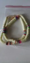 Collar de cuentas coloridas para mujer, gargantilla de moda para chica, joyería de Surf para playa de verano