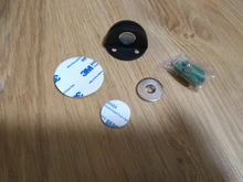 NAIERDI-Tope de puerta magnético de goma de acero inoxidable, soportes de puerta ocultos con antiperforación pegatina, sin clavos montados en el suelo, modelo DS-09