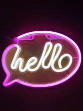 Night-Lamp Sign Wall-Hanging Birthday-Gift Led Neon Home-Decor Wedding-Party Xmas Wholesale