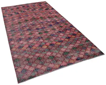 

158x288 Cm Red Handmade Bohemian Rug-5x9 Ft