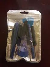 UANME-Juego de destornilladores de apertura de teléfono móvil, herramientas de reparación para iPhone 4, 4S, 5, 5S, 6, 6S, Spudger de plástico, selección abierta, juego de ventosa, 11 Uds.