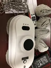 Panadiod-Robot limpiacristales inteligente, limpiador de ventanas con succión potente, anticaídas, Control remoto