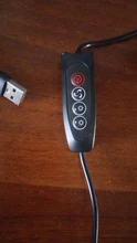 Lámpara de escritorio de lupa plegable profesional, luz LED de lectura con tres modos de atenuación, fuente de alimentación USB, 5 aumentos