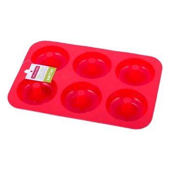 

Shape silicone donut (rectangular) 26.4*18.2*3.6 cm serving Kamille, kml-7760