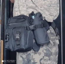 Táctico hombres paquete con cintura de Nylon botella de agua para caminar teléfono bolsa de deportes al aire libre del ejército militar caza escalada Camping bolsa