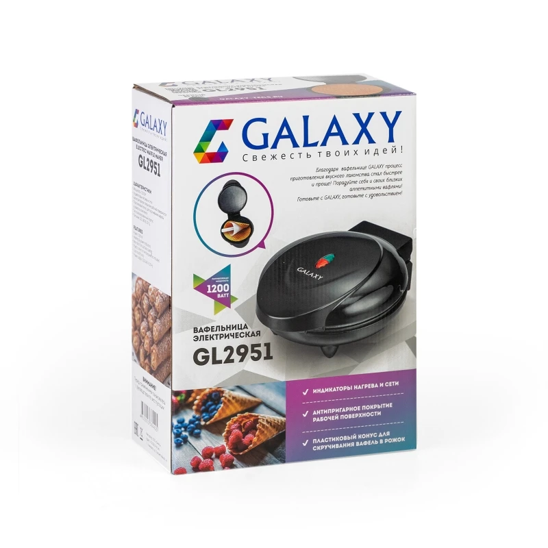 Вафельница электрическая GALAXY GL2951