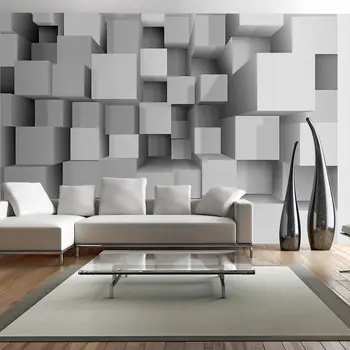

Wall mural-Geometric Puzzle - 100x70 cm