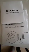 PULUZ portátil de 8,7 pulgadas de luz de caja de estudio fotográfico de mesa a caja de luz de tienda de fotografía Softbox conjunto para los artículos de
