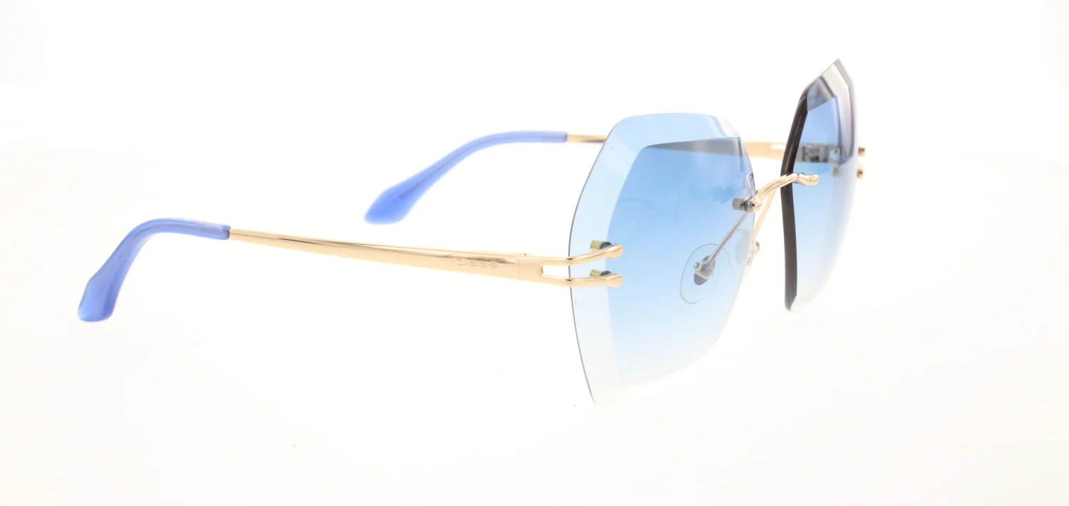 

Women's Sunglasses OS 2723 01 FACET GOLD POLYCARBON GEOMETRIC IRREGULAR 60-17-140
