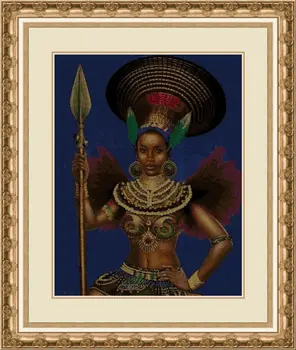 

CROSS STITCH KIT PANDATHREAD African Culture 0755
