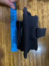 Bolsa táctica Molle para linterna LED, funda para antorcha de 360 grados, cinturón giratorio, funda de transporte para exteriores, caza, Camping, accesorios