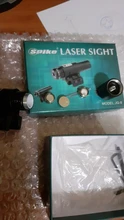 Fire Wolf-Mira iluminada telémetro para caza, rifle de retícula holográfica, visor de 4 retículas, láser rojo de 20 mm, ideal cacería, 4-12x50