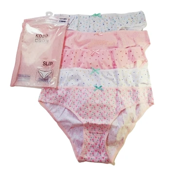 

Koza Women's Quintuple Patterned Slip Panties,Briefs,Underwear,Sexy Underpant,Lingerie,Mixed Pattern,Cotton,Spandex,MadeinTurkey