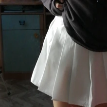 Falda plisada de cintura alta para mujer, minifalda de baile para chicas dulces y lindas, Cosplay, uniforme Preppy, cortos de colegio, XS-3XL