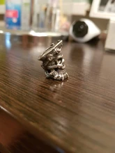 DIY Knife Pendant Beads Skull-Paracord-Beads Crow EDC Brass Vintage-Color Outdoor-Tools