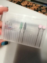 Caja de almacenamiento de brocas para uñas, contenedor vacío de exhibición, fresadora de acrílico, acceso a manicura, Full Beauty, 1 Uds., CH994