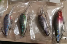 WLure-buzo de agua profundo ligero, 7g, 5cm, 3-4 metros, bamboleante, recubrimiento epoxi, anzuelos triples, señuelo, Crankbait C549