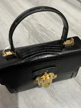 LA FESTIN-Bolso de mano con cierre de serpiente para mujer, bandolera de cuero dividido, de marca de lujo, 2020