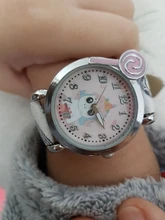 Relojes con unicornio para niñas y niños, reloj de pulsera de plástico, bonito y lindo reloj para niños