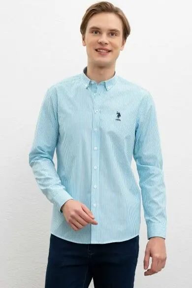 U.S. POLO ASSN. Мужской тканый гомлек