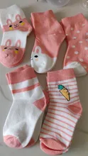 5 par/lote NIÑOS Calcetines de suave algodón niño niña bebé de moda de deporte de abrigo para el otoño invierno 0-6 años los niños de dibujos animados CN