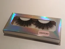 Pestañas postizas de visón con sirena roja, cortas y despeinadas, 10mm-18mm, Hamdmade, 3D