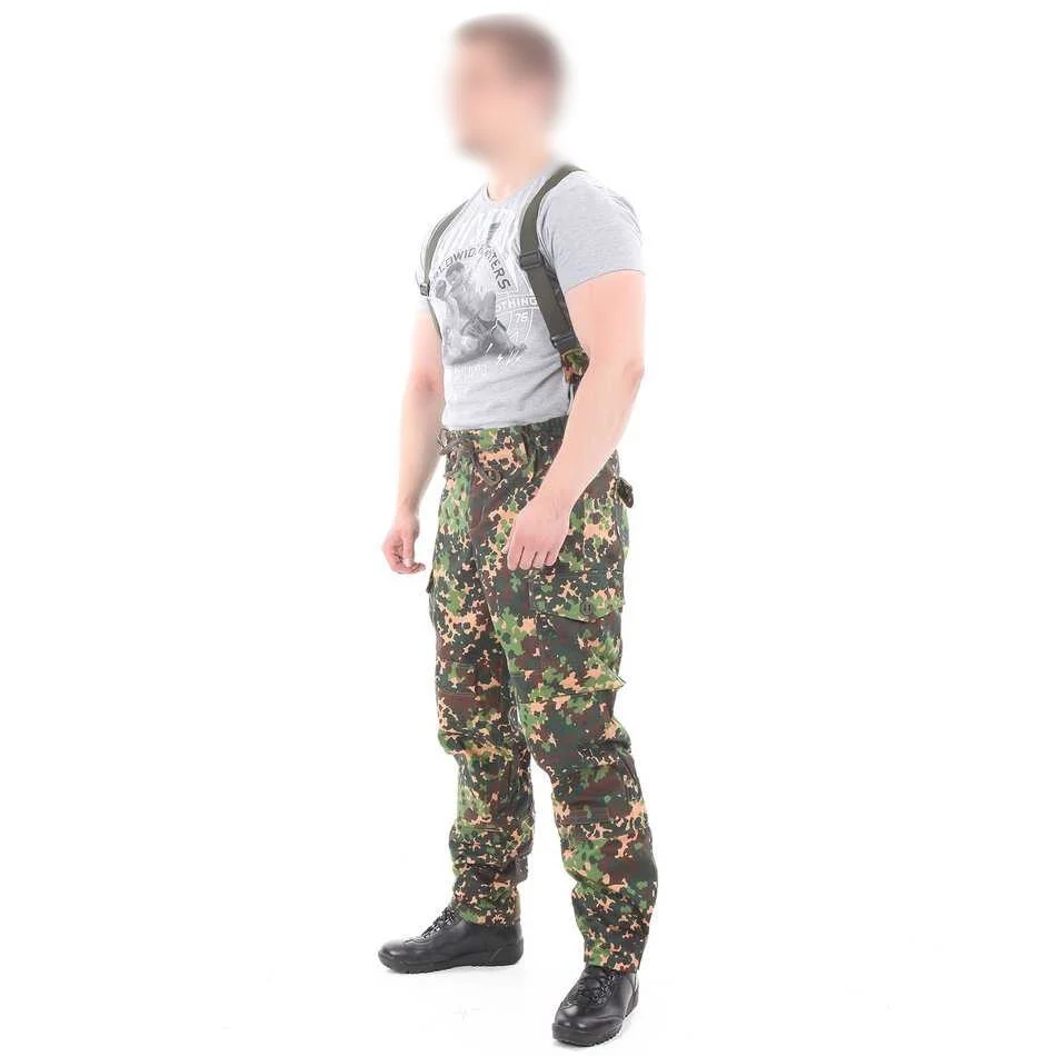 Костюм KE Tactical Горка-5 со съемной флисовой жилеткой рип-стоп с налокотниками и наколенниками излом