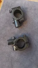 Soporte de espejo para manillar de motocicleta, abrazadera de espejo retrovisor para Kawasaki Suzuki BMW y muchos otros modelos, 2 unidades