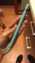 Funda protectora de silicona blanda de colores, Compatible con Apple Pencil, para iPad, Tablet, Touch Pen, Stylus, 1 Uds.
