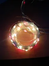 Christmas-Light Timer Decoration Led-String Copper-Wire-Garland Remote-Control Waterproof