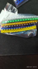 100/150pcs/lot Cable Markers Colourful C-Type Marker Number Tag Label For 2-3mm Wire