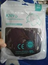 Mascarilla de seguridad KN95 FFP2 FFP3 para adultos, respirador con filtro de peces, en 4 colores, para España y Chile