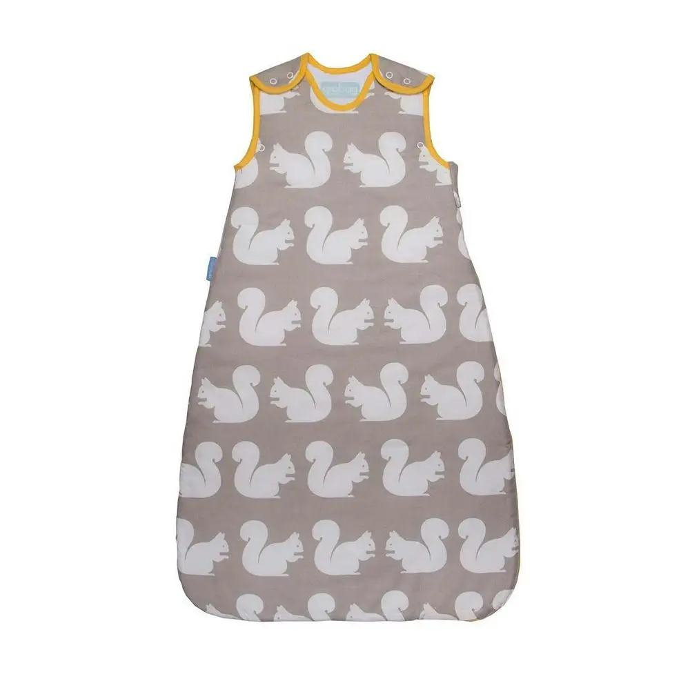 Спальный мешок Gro Company из чистого хлопка 1,0 Tog - Цвет: Kissing Squirrels