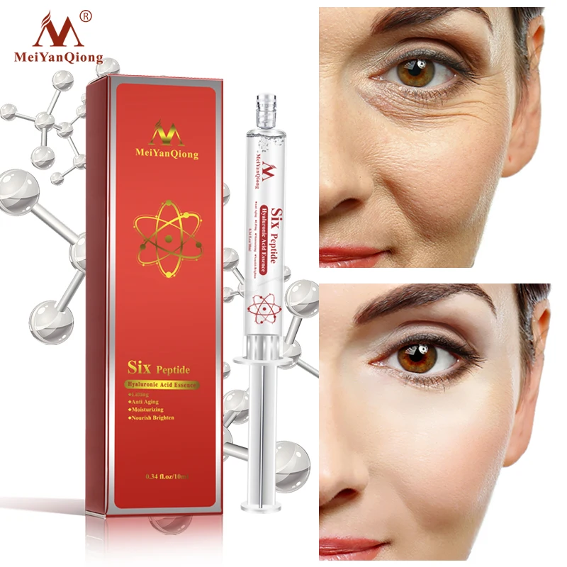 

Anti-aging hexapeptide hyaluronic acid serum Anti-Wrinkle Firming Facial Serum Moisturizing Smoothing Skin Lifts Skin 10ml