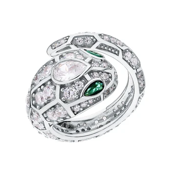 

Silver ring with cubic zirconia sunlight sample 925