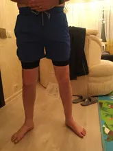 Pantalones cortos deportivos de camuflaje para hombre, 2 en 1, de secado rápido, para gimnasio, Fitness, trotar, entrenamiento, 2021