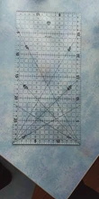 Regla transparente de dibujo, 1 unidad de 30x15cm, regla alineada con Patchwork acrílico, suministros de medición para costura de oficina y escuela
