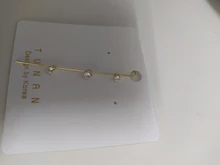 17KM-pendientes de boda bohemios con gancho para orejas, pendientes trepadores de circonia cúbica, cristal, para mujer