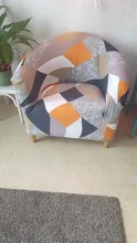 Chair Slipcover Club Printed Living-Room Stretch Spandex Tub for Bar Counter
