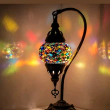 Турецкая мозаичная настольная лампа ручной работы, Турецкая лампа, Турецкая мозаичная лампа, мозаичная лампа