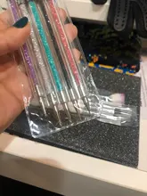 Juego de pinceles para decoración de uñas artísticas, conjunto de cepillos de decoración, herramienta de manicura, trazador de líneas de pintura, con gel UV y cristales de imitación, 5 unidades