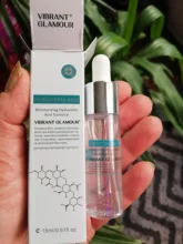 VIBRANT GLAMOUR-Suero facial para le cuidado de la piel seca, crema facial antienvejecimiento, reduce el blanqueamiento de poros, esencia hidratante de ácido hialurónico, 15ml