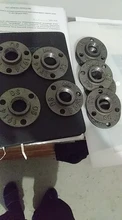 Accesorios de tubería de hierro para montaje en pared, herramienta de herraje de pieza de brida antigua DN15, bridas de hierro fundido, gietijzesen buisleidingen, 10 Uds.