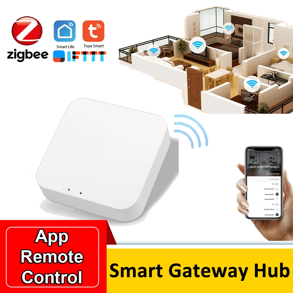 Беспроводной концентратор Smart Gateway для умного дома мост Tuya / Life APP пульт