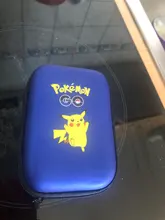 50 tarjetas de capacidad de disco duro caso titular de la tarjeta de Pokemon Pikachu juego tarjetas marcadores de libros titular de tarjetas de Pokemon Gx MEGA