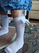 Lawadka bebé niña Calcetines Niño bebé de verano de algodón de malla de calcetines por la rodilla para bebés bebé recién nacido antideslizante largo calcetines de bebés niños 0-2T